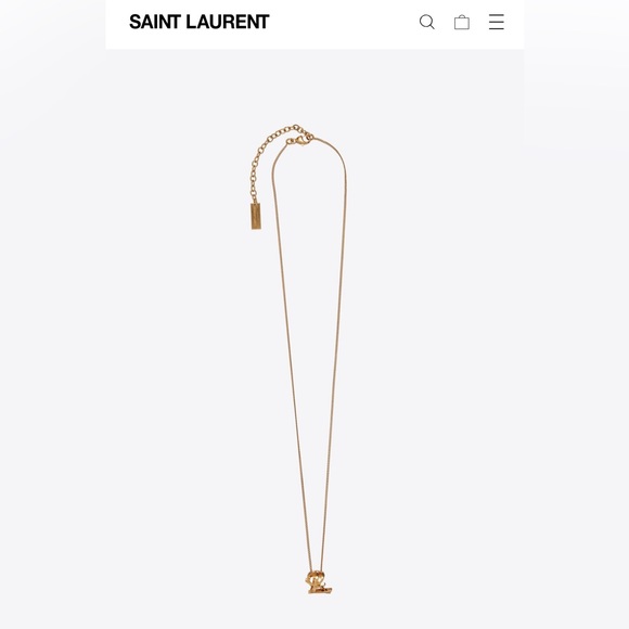 YSL Cassandre Twist Pendant Necklace - Picture 2 of 8